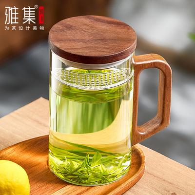 雅集月牙茶隔豪饮杯大容量