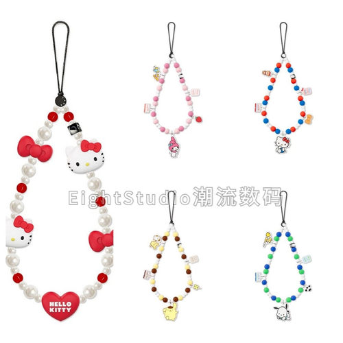 【Hello kitty手机链】联名50周年硅胶三丽鸥手机链条手机壳挂绳