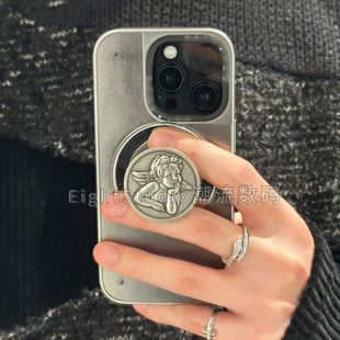 限量发售 新品 泡泡骚通用手机气囊磁吸支架浮雕丘比特 丘比特