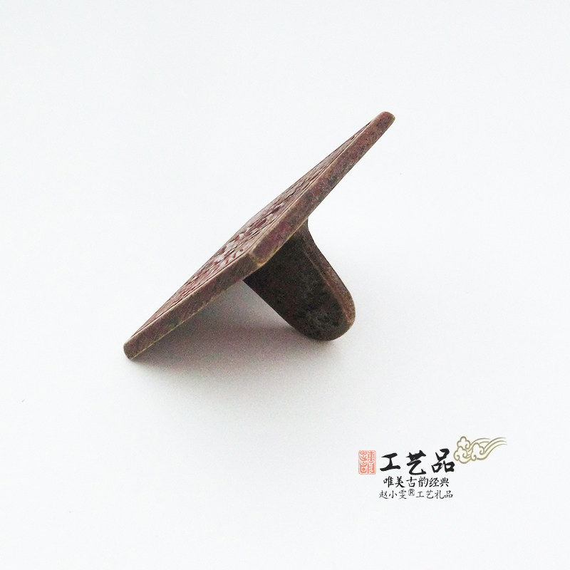 老旧法印之都天大雷火印与九天玄真黄铜印章法印闲章把件道家用品