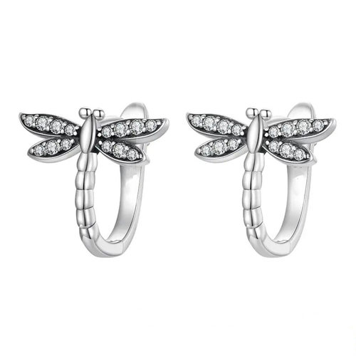 Dragonfly Animal Earrings Women's Daily Matching Small Cute