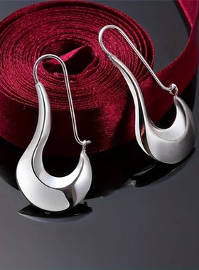 Personality Geometric Hoop Earrings Women Modern Cool Girls
