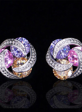 Mix And Match Color Earrings Women's Daily Versatile