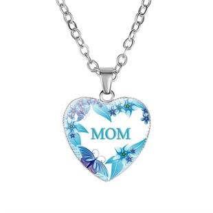 BEST MOM EVER necklaces For Women Mama Letter Heart shape
