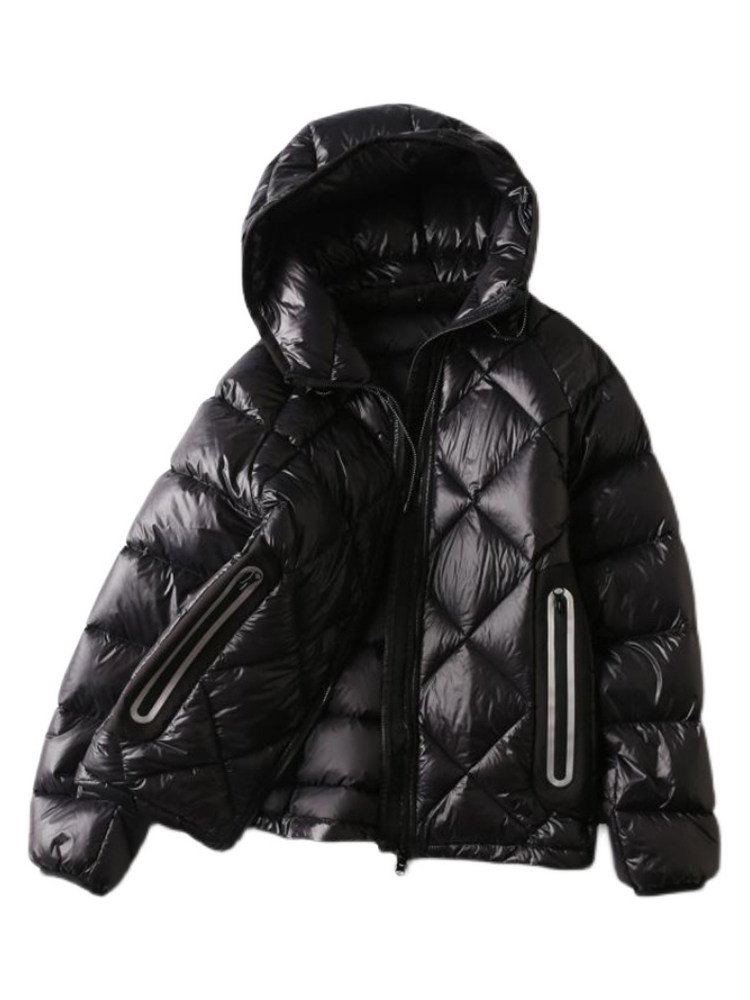 FRENCH LIGHT LUXURY 90 WHITE GOOSE DOWN HOODED DOWN JACKET WOMENS WINTER 2024 NEW CASUAL WATERPROOF BREAD JACKET WARM JACKET