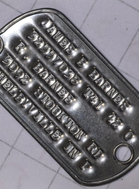 吧唧巴基·巴恩斯冬日战士漫威身份牌保障牌姓名牌狗牌美队COSPLA