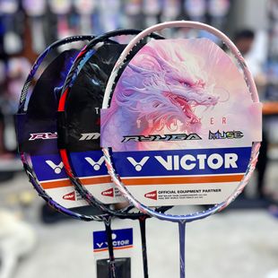 威克多VICTOR龙牙之刃一代二代缪斯胜利羽毛球拍粉色母龙牙黑龙牙