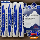 胜利VICTOR大师6号5鹅毛1羽毛球3号耐打王稳定训练专业比赛球ACE