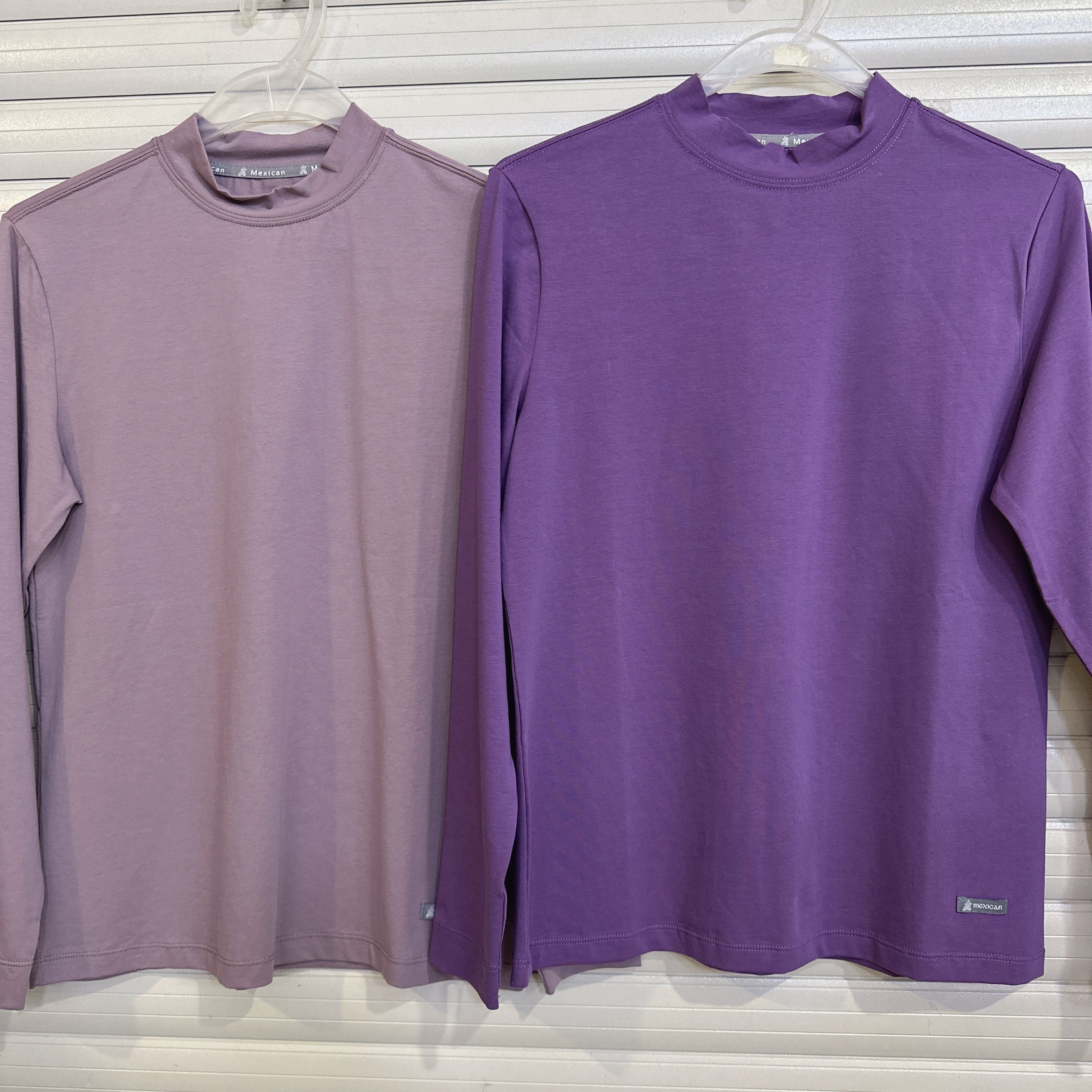 稻草人女士打底衫长袖T恤寸领上衣莱卡棉保暖衣秋冬亲肤衬衣单件