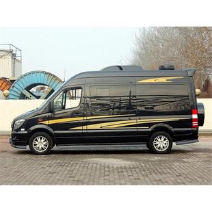 奔驰斯宾特车贴拉花 凌特房车 大通V80彩条车贴MPV商务车线条贴纸