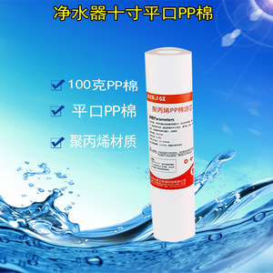 净水器10寸平口PP棉滤芯 聚丙烯PP棉第一级过滤芯净水器通用滤芯