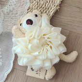 可爱小熊浴花儿童沐浴球女士洗澡超柔软气泡高档不散大号泡泡浴新