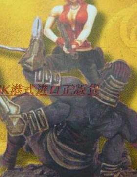 盒蛋鬼武者场景模型手办人偶擺件