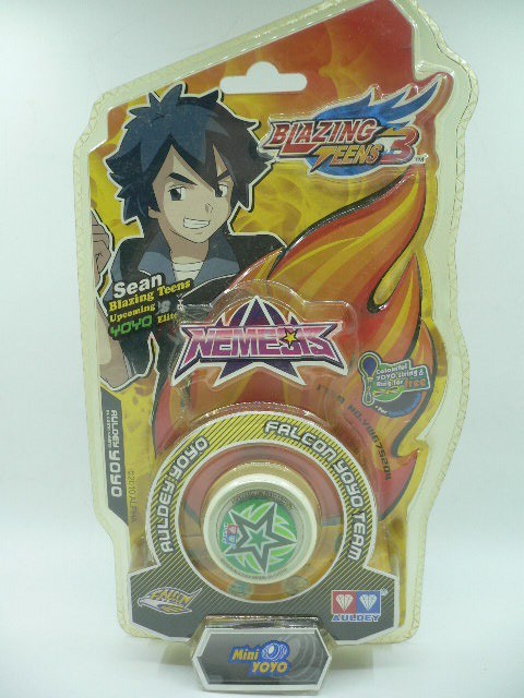 auldey 火力少年王3 港版 双子星 迷你 yo-yo 悠悠球 yw675204