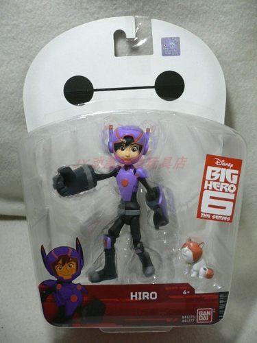 万代超能陆战队关节可动手办人偶