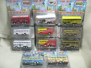 正版香港Sun Hing Toys 交通工具 巴士 BUS 合金 回力车 模型玩具