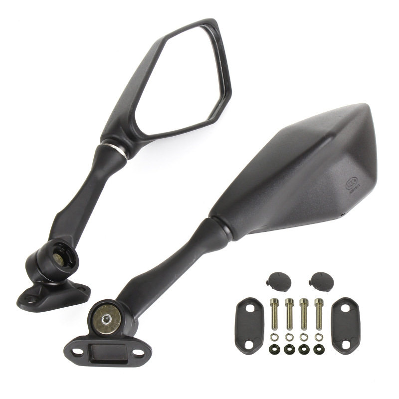 折叠 适用川崎小忍者反光镜 战隼350后视镜 跑车配件倒车镜