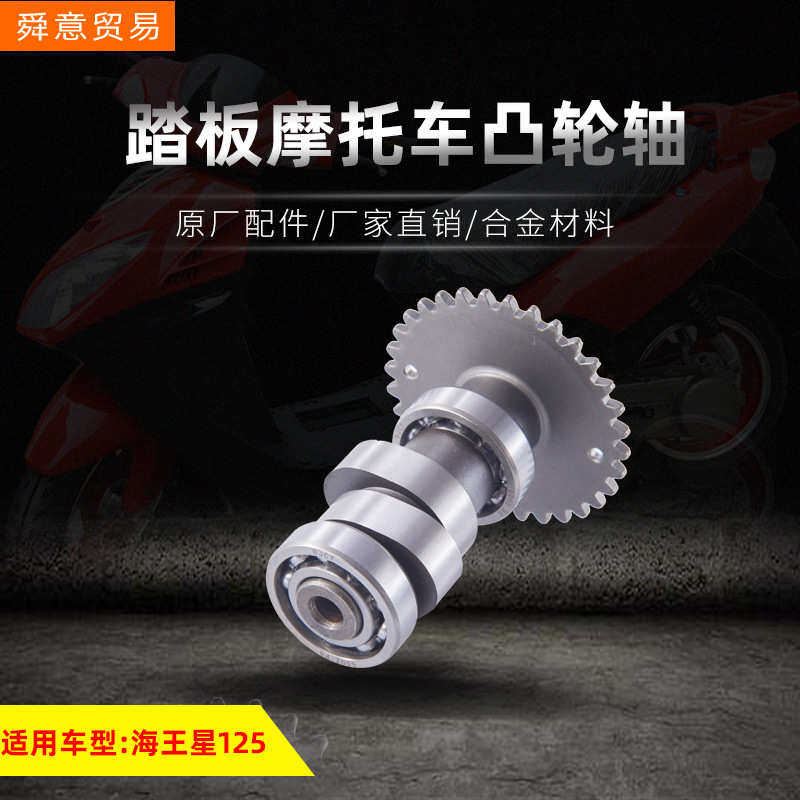 踏板摩托车发动机机头配件凸轮轴 海王星125助力车原厂配件厂直销