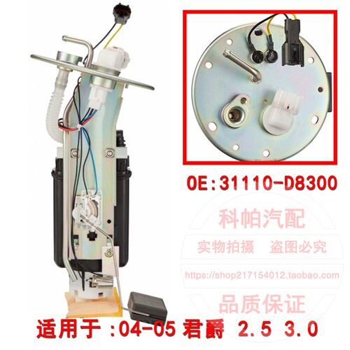 适配现代君爵XG300XG250汽油泵
