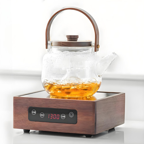 北欧风胡桃木小清新煮茶烧水套装