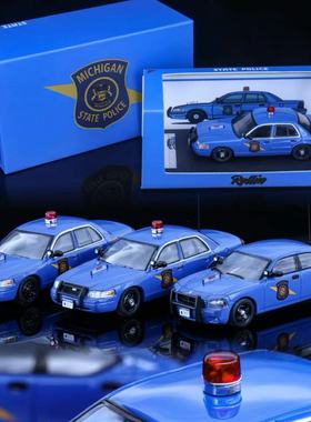 【安妮现货】Rollin 64 MSP 密歇根州州警 08战马密切根cv 模型