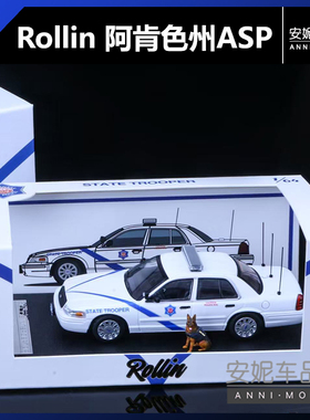 【安妮现货】rollin 1:64 阿肯色州ASP合金汽车模型