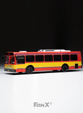 北京802路公交模型 1:110  CFC6110GD巴士 FanX方相汽车模型