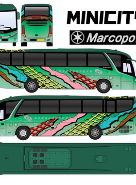 N比例香港跨境巴士霸龙重卡下灰半挂minicity 1:160 永东 菠萝