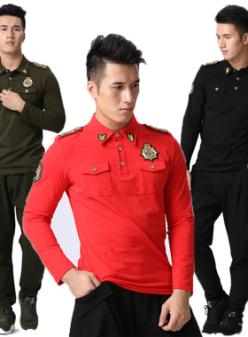 冬冬水兵舞服装男女套装2020新款长袖秋装纯棉王淑银秋冬季演出服