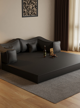 模块布艺海绵压缩沙发床折叠两用新款客厅房间双人三人懒人榻榻米