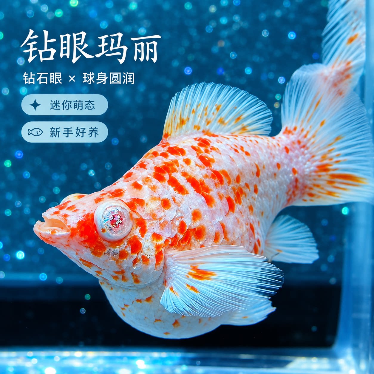 热带鱼胎生鱼活体易活好养观赏鱼玛丽球皮球鱼红剑红白剑月光鱼
