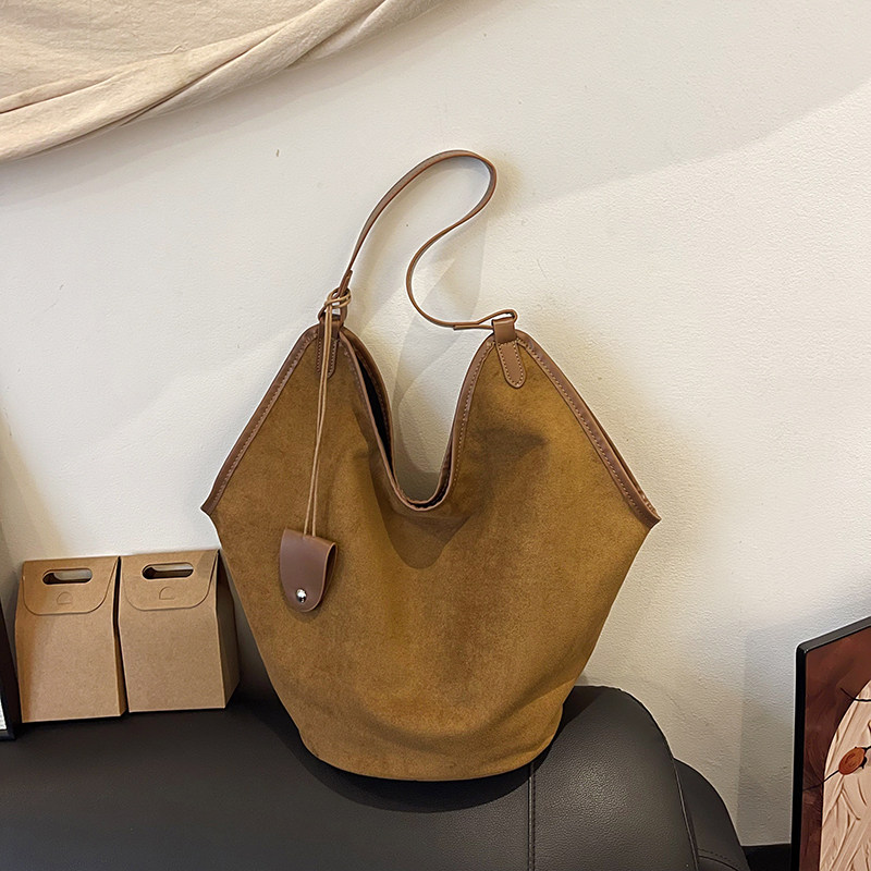 韩版时尚大容量托特包简约慵懒风麂皮绒单肩包通勤女包包,箱包皮具/热销女包/男包,通用款女包,淘宝优惠券,粉丝福利购,淘宝优惠卷