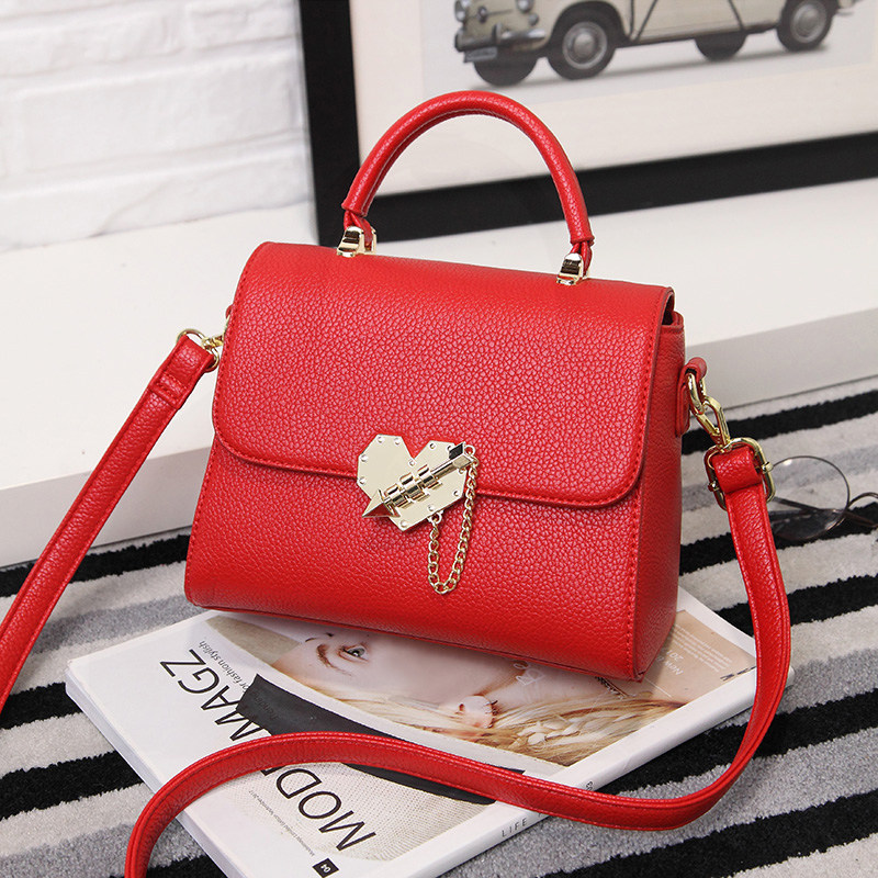 Baobaonv 2019 new pattern Small square package Bridal package gules Wedding packages Korean Edition The single shoulder bag Diagonal bag Lock bagin the Leather/Lady bags/Men's bag, Ms. bags  category - from Buy2taobao.com to provide professional Taobao agent buy service