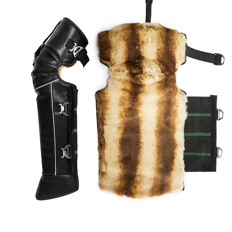 摩托车护膝全面积羊毛覆盖