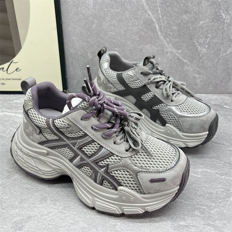 2026春季厚底老爹鞋女网面透气运动休闲鞋轻便显脚小百搭跑步女鞋,女鞋,时尚休闲鞋,淘宝优惠券,粉丝福利购,淘宝优惠卷