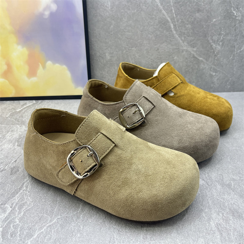 2026春季休闲时尚搭扣勃肯鞋女圆头一脚蹬懒人鞋内增高豆豆鞋单鞋,女鞋,勃肯鞋/软木鞋,淘宝优惠券,粉丝福利购,淘宝优惠卷