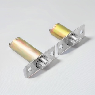 球形锁室内门锁芯不锈钢平面斜舌通用型球锁配件锁舌家用防插锁心