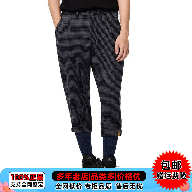 【现货】添柏岚日本线户外休闲男裤女裤宽松舒适毛呢七分裤A6FZU