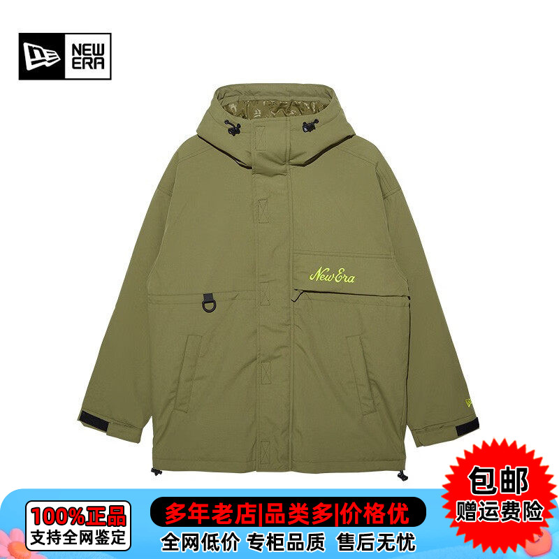 【现货】NewEra纽亦华男女工装夹克外套保暖潮连帽羽绒服13350916