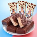 原装 休闲零食 进口俄罗斯康吉大牛威化巧克力饼干牛奶夹心独立包装