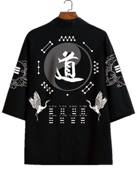 夏季薄款汉服男士中国风道袍