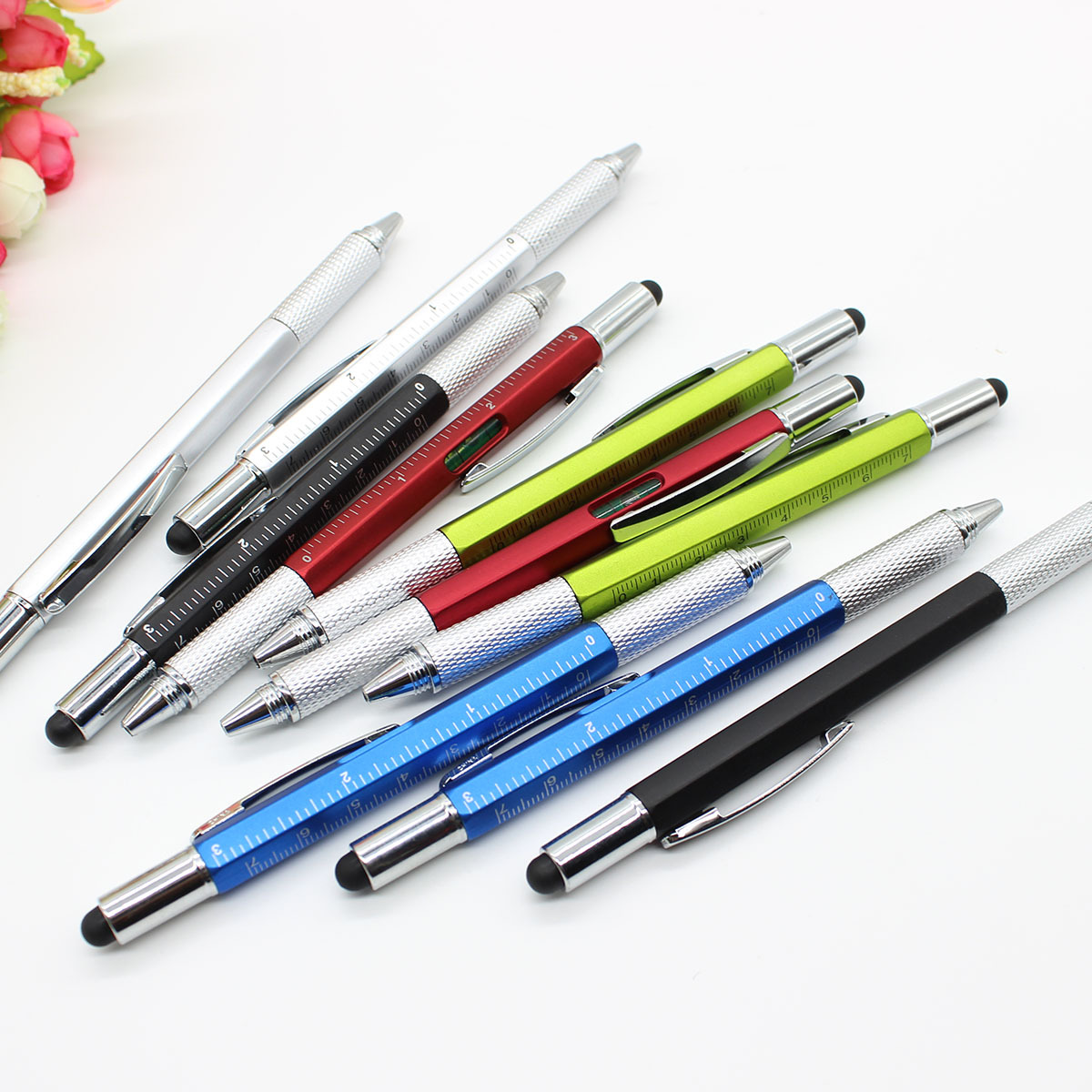 跨境热销7合1多功能圆珠笔