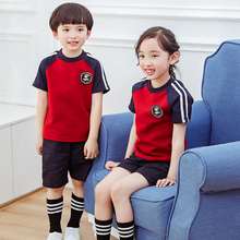 幼儿园园服儿童班服夏装小学生校服夏季纯棉英伦学院风毕业表演服
