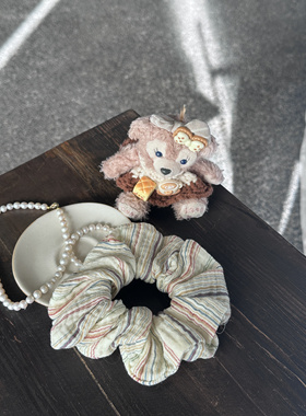 【三件19.9系列】Doki自制泡泡棉海盐柠檬茶条纹简约ins风大肠圈