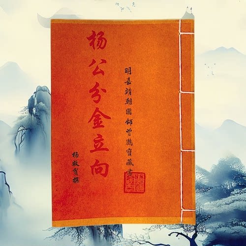 《杨公分金立向》纯手工线装高清彩色版老师傅民间无删减版课业本