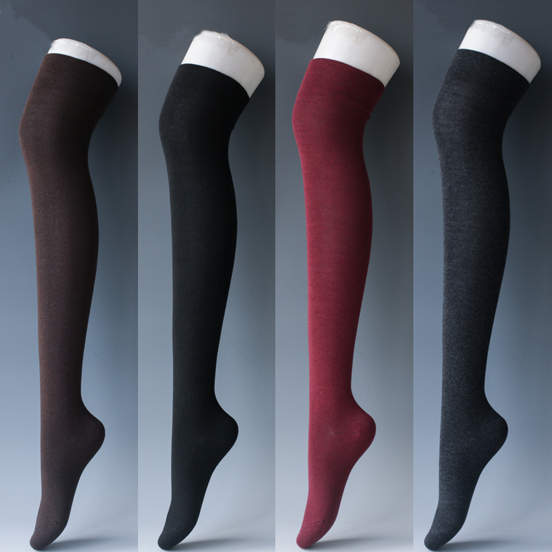 硅胶防滑日系过膝纯棉夏季打底袜