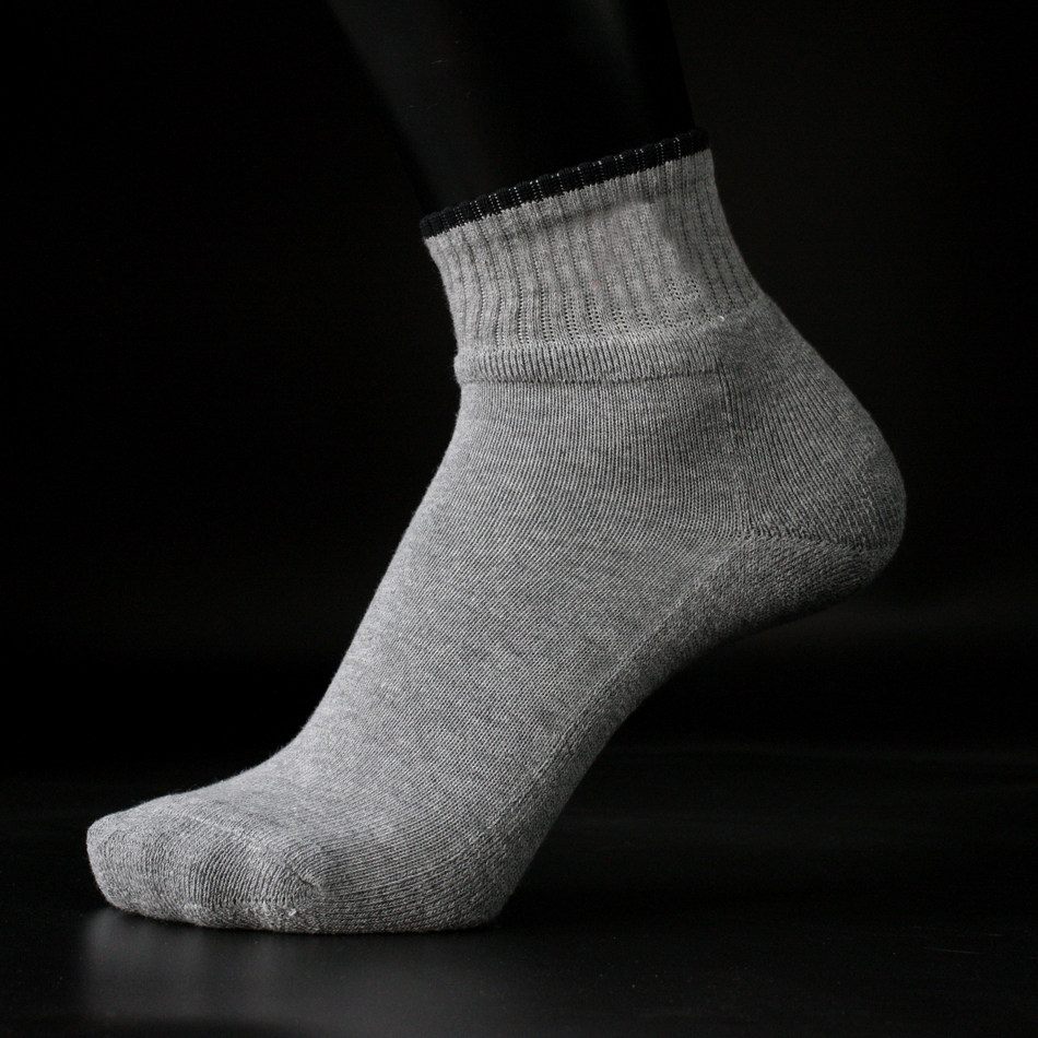 外贸原单加厚毛圈毛巾底大码男袜短筒运动袜子纯棉吸汗防臭黑色,女士内衣/男士内衣/家居服,短袜,淘宝优惠券,粉丝福利购,淘宝优惠卷