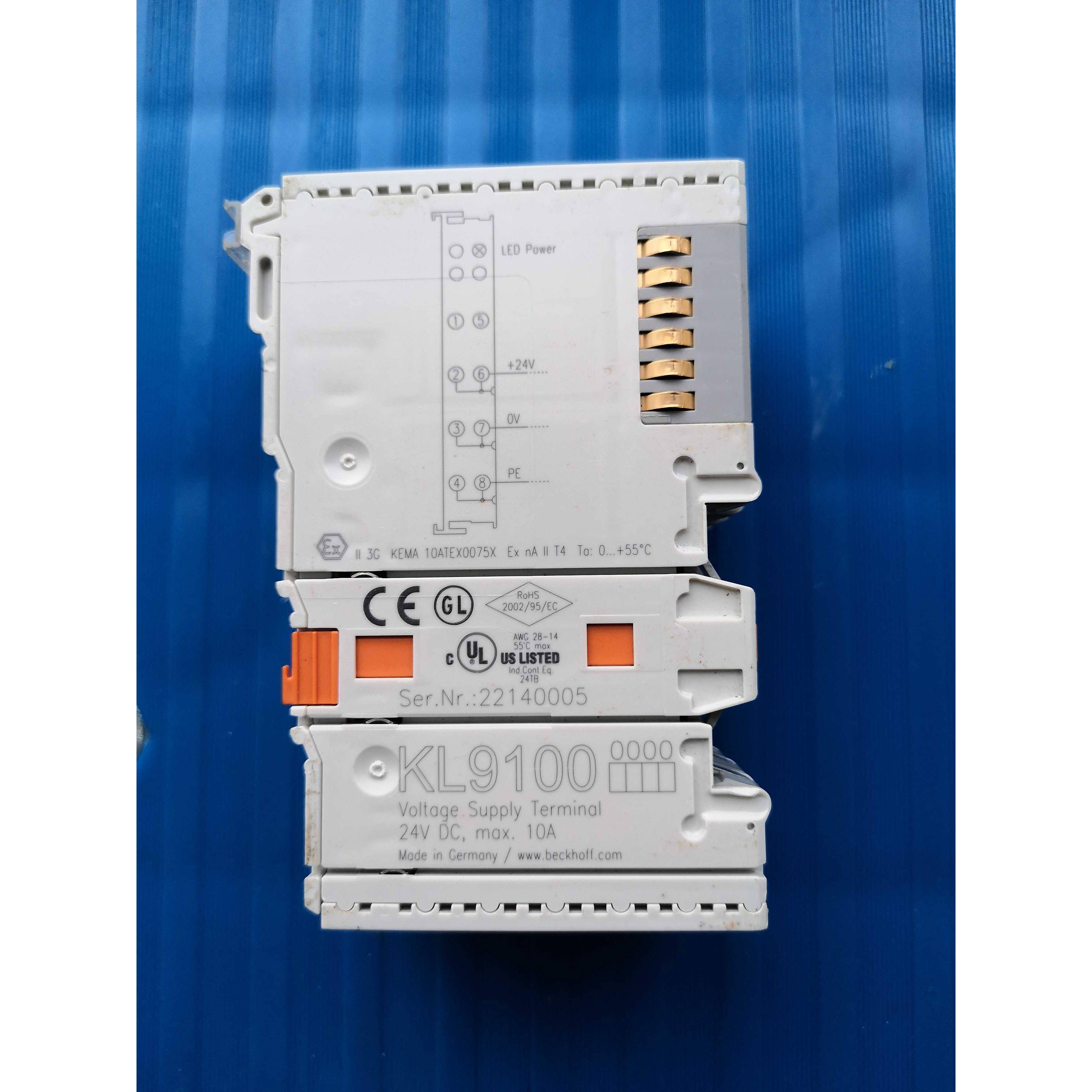 原装正品拆机BECKHOFF 倍福模块 KL9100 8成新实物拍摄实价推荐现