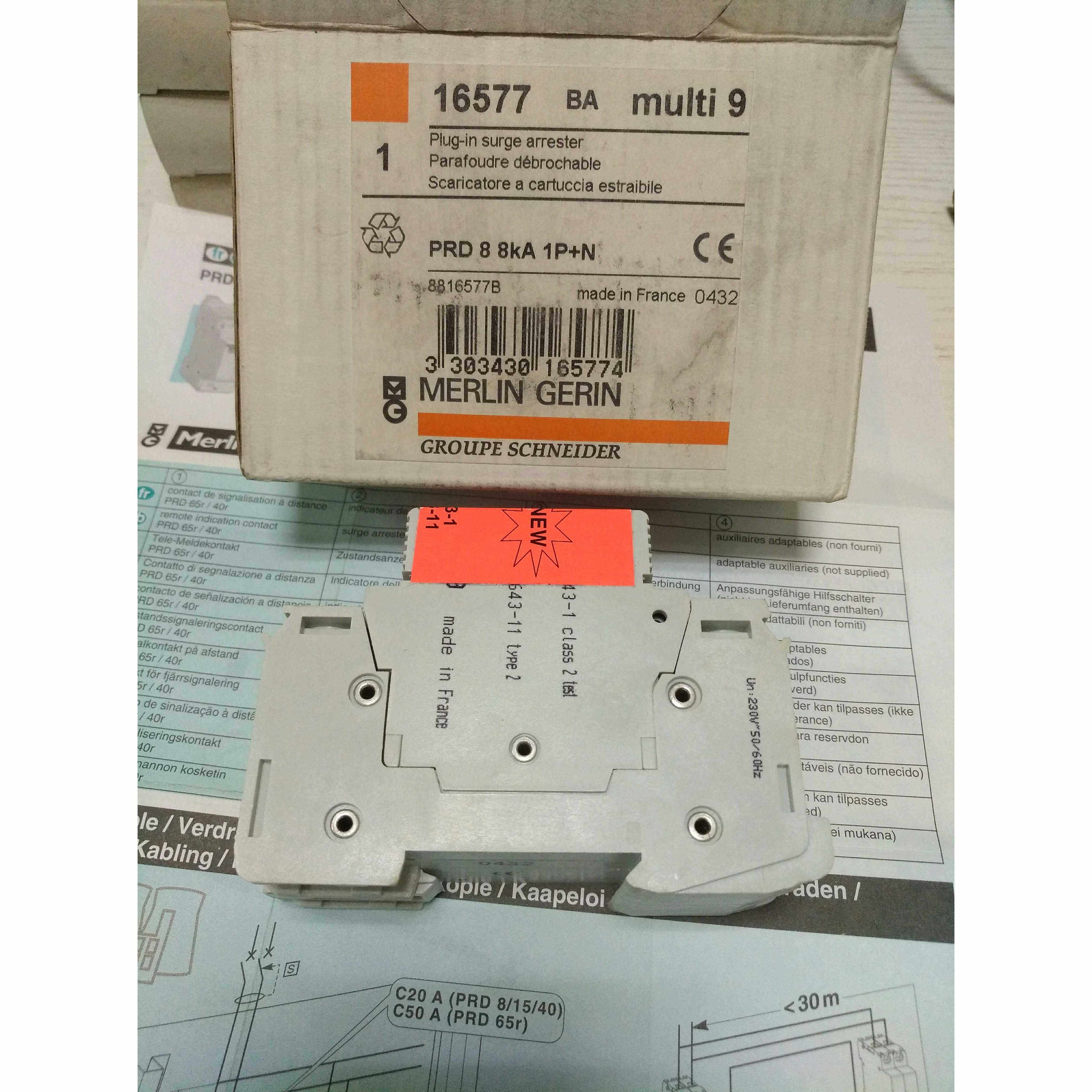 原装正品全新正品梅兰浪涌保护器防雷模块16577 BA multi9 PRD 8