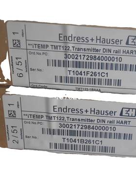 原装正品全新正品变送器TMT122-1BAAA 恩德斯豪斯 ITEMP TMT122实